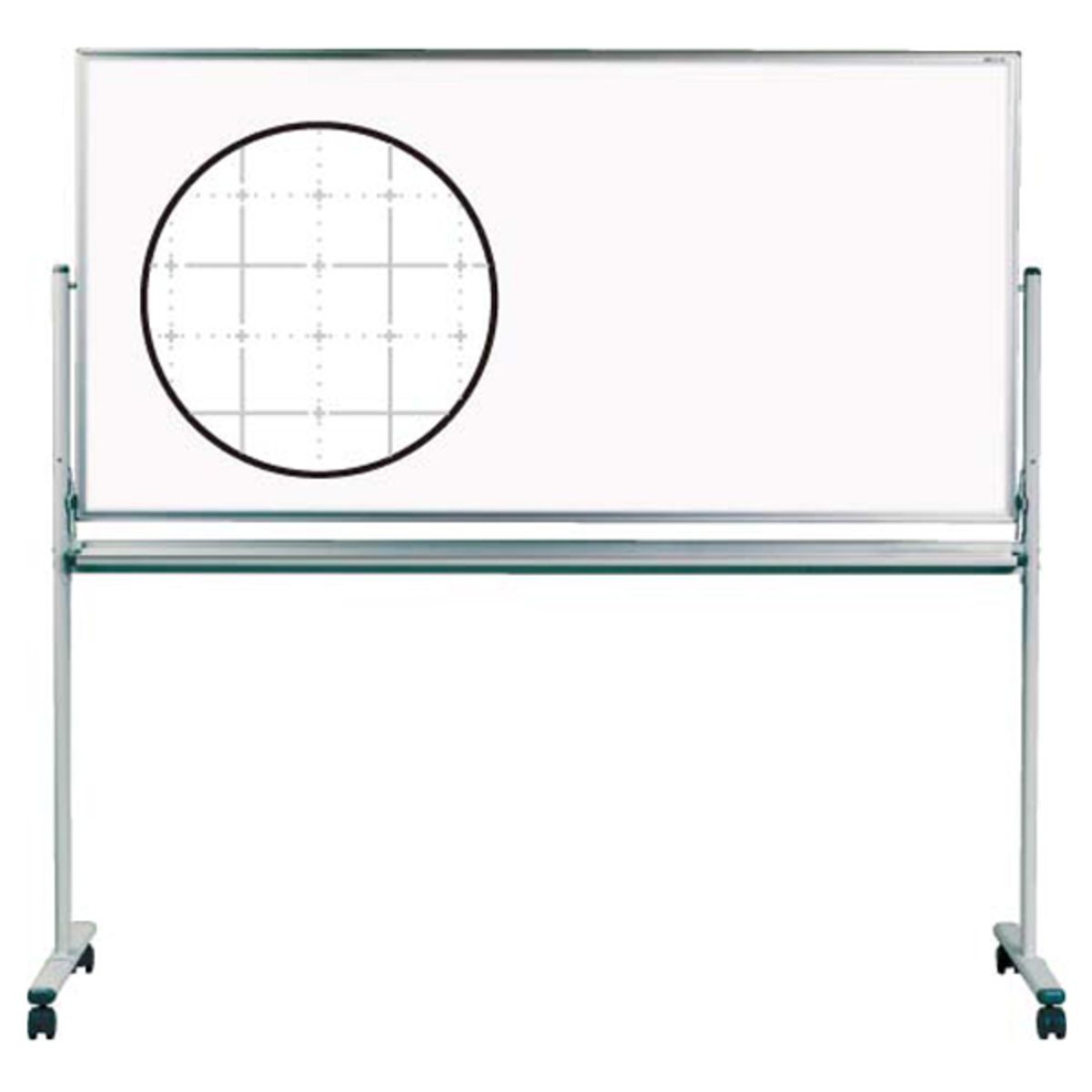 法人様限定 馬印 オフィス家具 ホワイトボード・案内板 ホワイトボード片面脚付 MAJIシリーズ ホーローホワイト 暗線入 MH