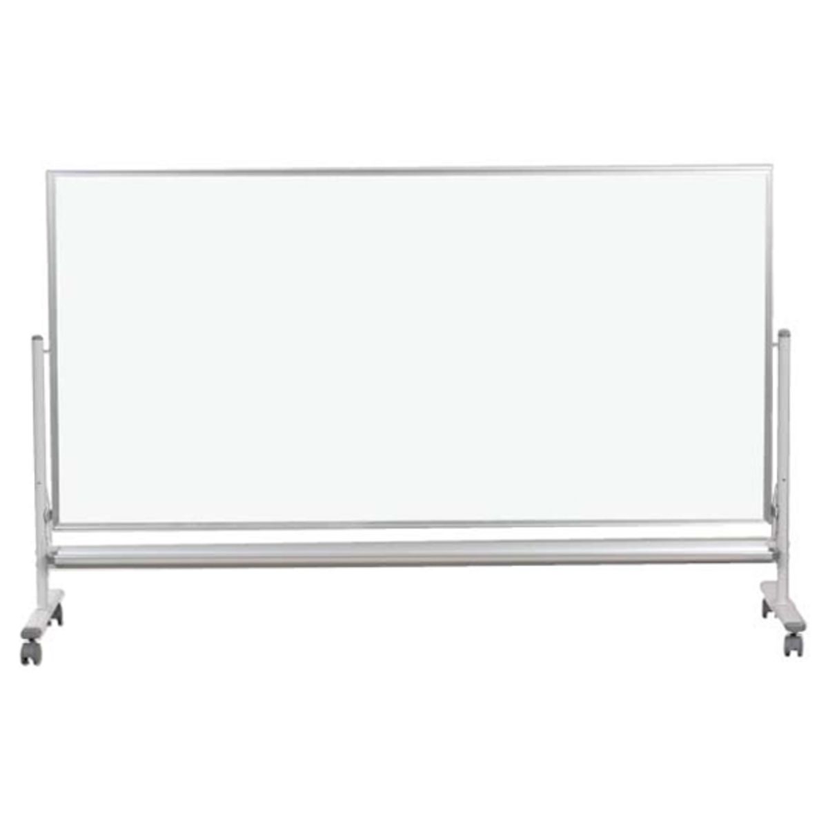 法人様限定 馬印 オフィス家具 ホワイトボード・案内板 低位置ホワイトボード 両面脚付 MHL