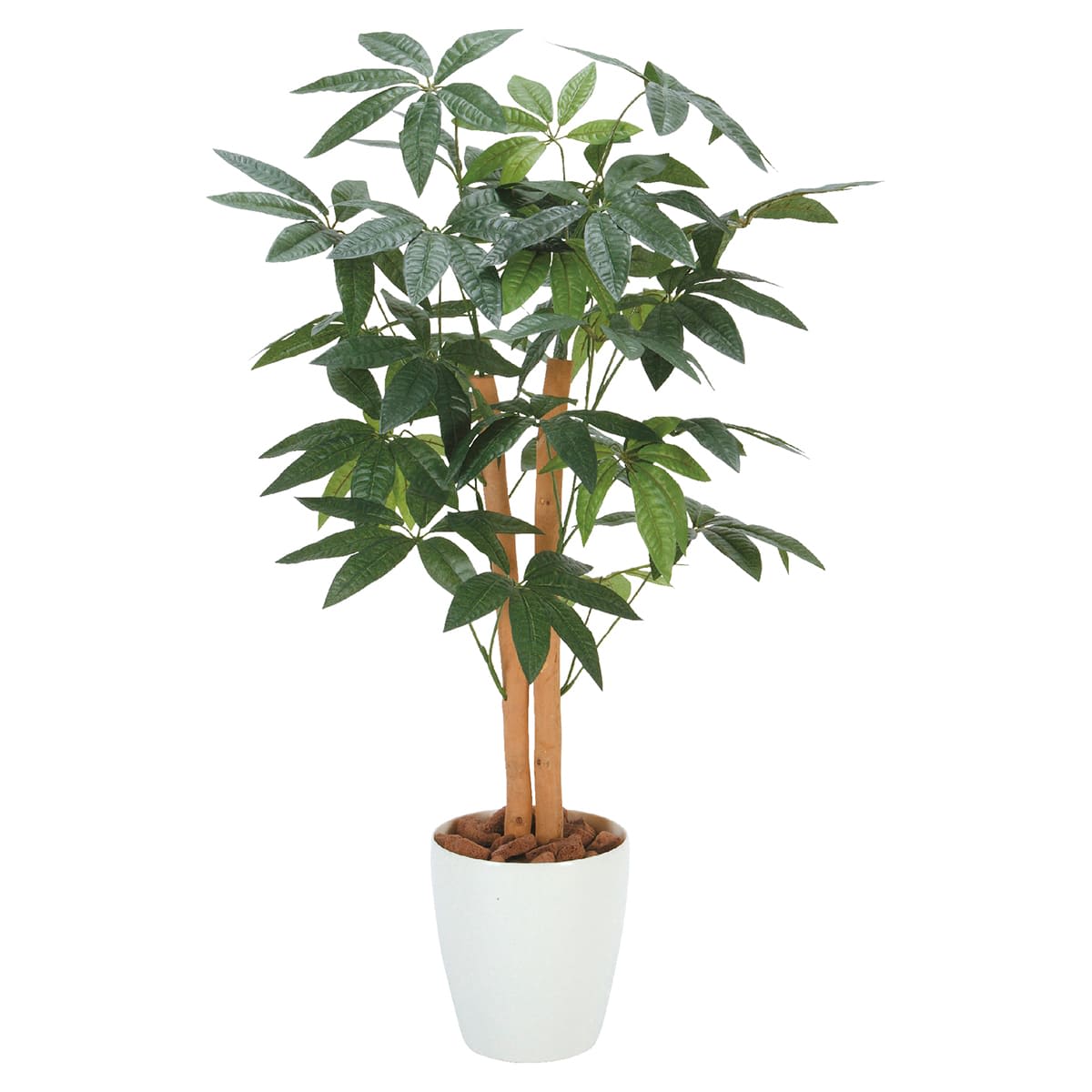 法人様限定 弘益 オフィス家具 フェイクグリーン 人工観葉植物 G-PK90 パキラ90