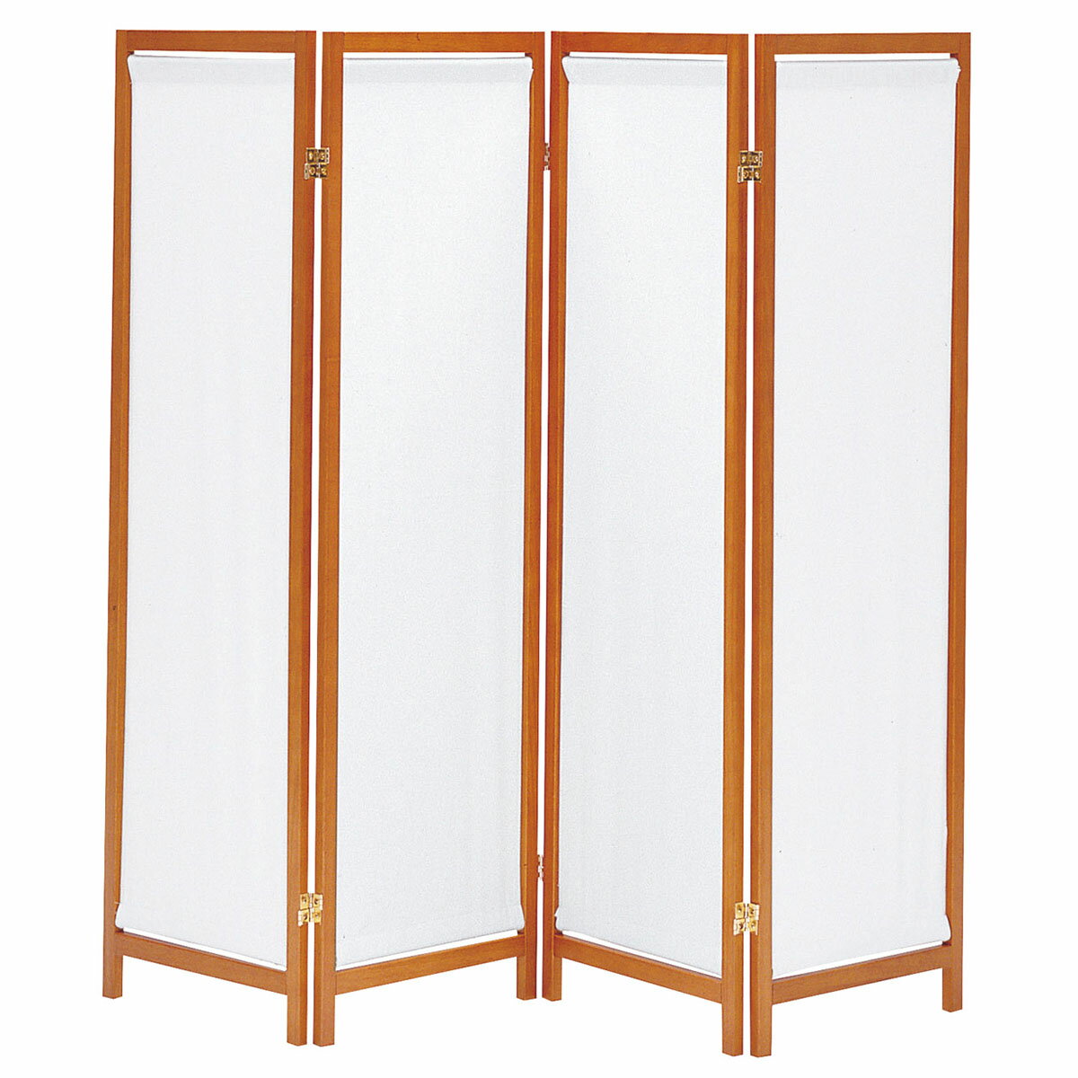 法人様限定 弘益 衝立 HT-4 木製パーティション（帆布）4連