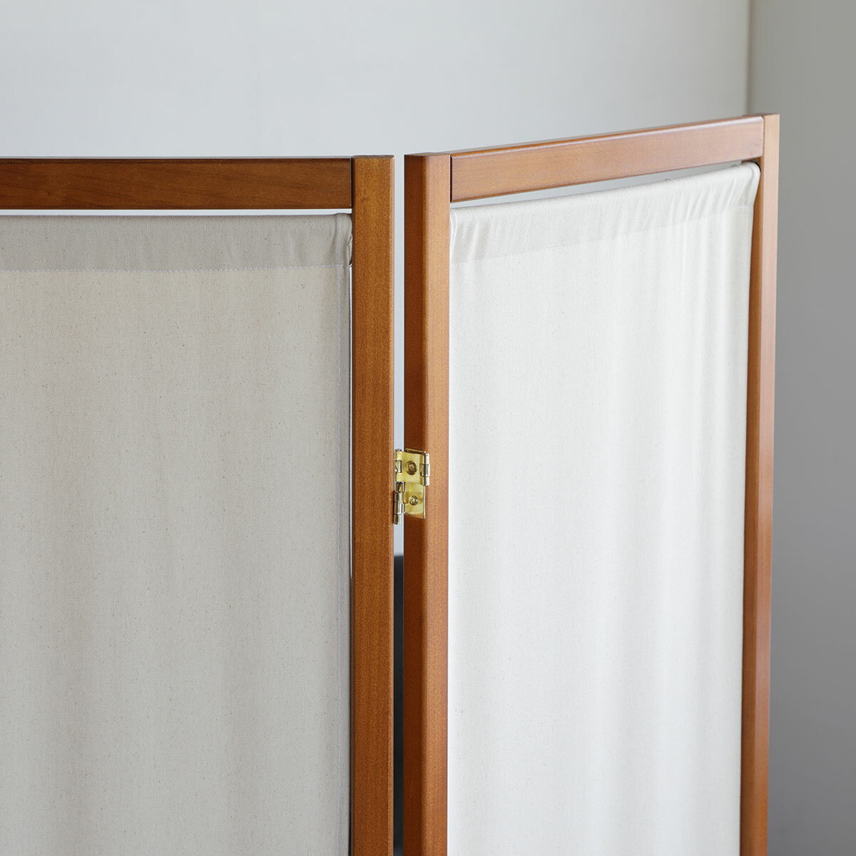 法人様限定 弘益 衝立 HT-4 木製パーティション（帆布）4連