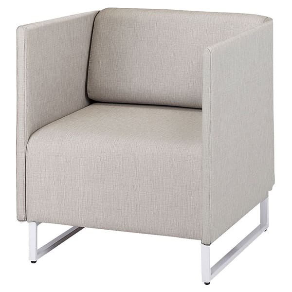 Rakuten - 法人様限定 待ち合いソファ ロビーベンチ LDP-STL-BA-A2-WH 背付・両肘 藤沢工業
