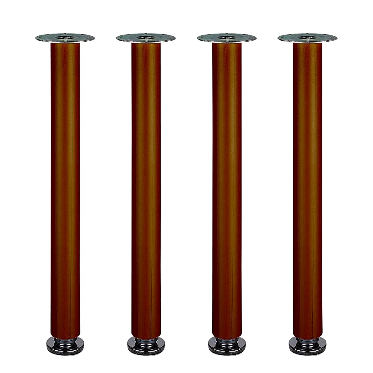 法人様限定 大和金属 昇降脚 独立脚 その他テーブル脚 クリアポール500型×4 ラチェット昇降式