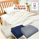 今治タオル ワッフルケット 綿100% シングル 日本製 140×190cm(ワッフル) おしゃれ シンプル オールシーズン 吸水性 タオルケット