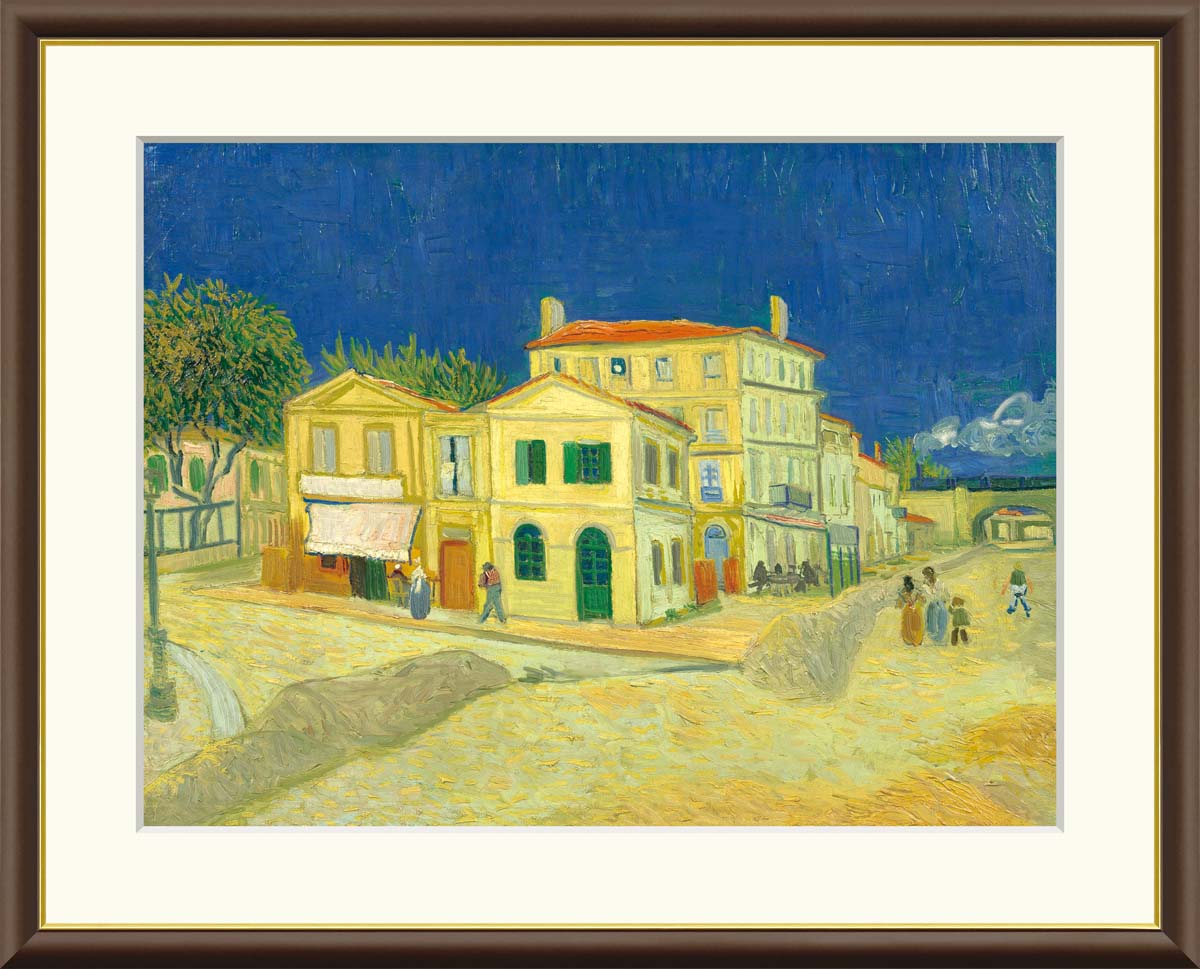 【ポイント10倍！4日20時から11日1時59分】絵画 インテリア 部屋 玄関に飾る絵画 風水 インテリア アートパネル 額入り ゴッホ 静物画 風景画 開運画 52×42cm 壁掛け 絵 額入り リビング アートポスター おしゃれ 壁飾り 新築祝い プレゼント 友人 額絵 金運 ライジング