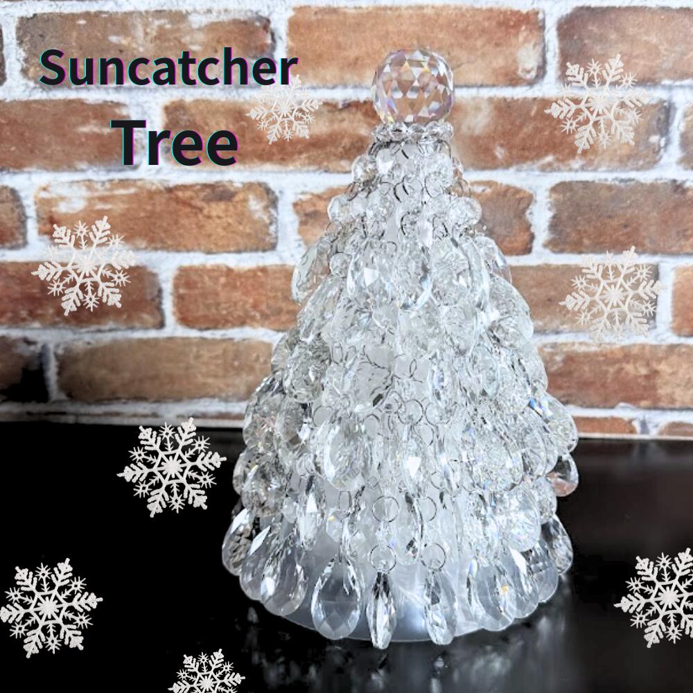 幸運 サンキャッチャー ツリー オブジェ 置物 クリスマスツリー 光のシャワー 光 風水 モチーフ サンキ..