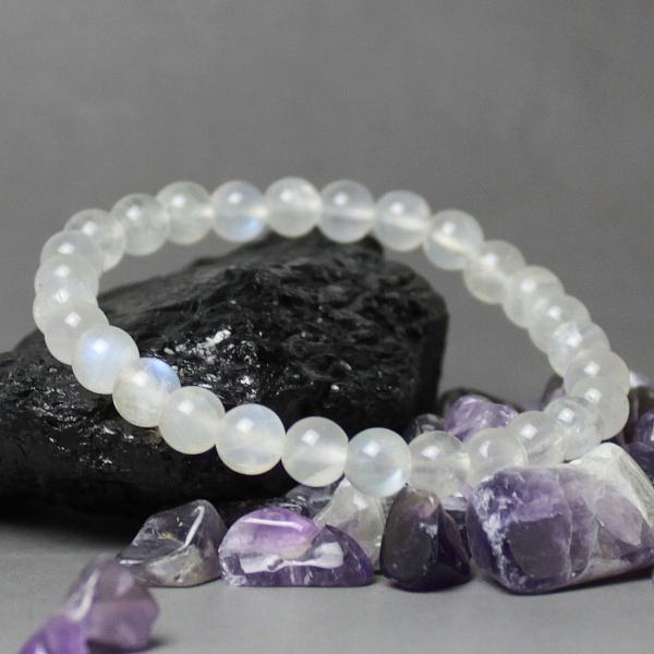 ムーンストーン ブレスレット 月長石 6月 誕生石 パワーストーン 天然石 メンズ レディース 風水グッズ 開運祈願 風水火山 風水 2026 鉱物 【AAA級...