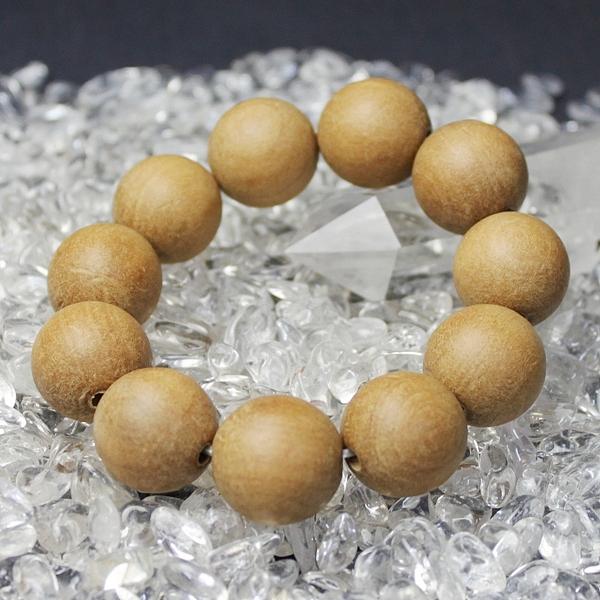 風水グッズ 本白檀 サンダルウッド ブレスレット20mm sandalwood ブレス 白檀 魔除け 厄除け 健康運祈願 風水火山 風水 2026