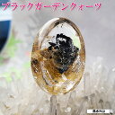 天然石 ガーデンクォーツ ガーデン クォーツ 庭園水晶 パワーストーン 原石 水晶 置物 水入り水晶 ウォーターインクォーツ ルース 開運祈願 風水グッズ 風水 2025 【水入りブラックガーデンクォーツ 現物販売 (廣友)】