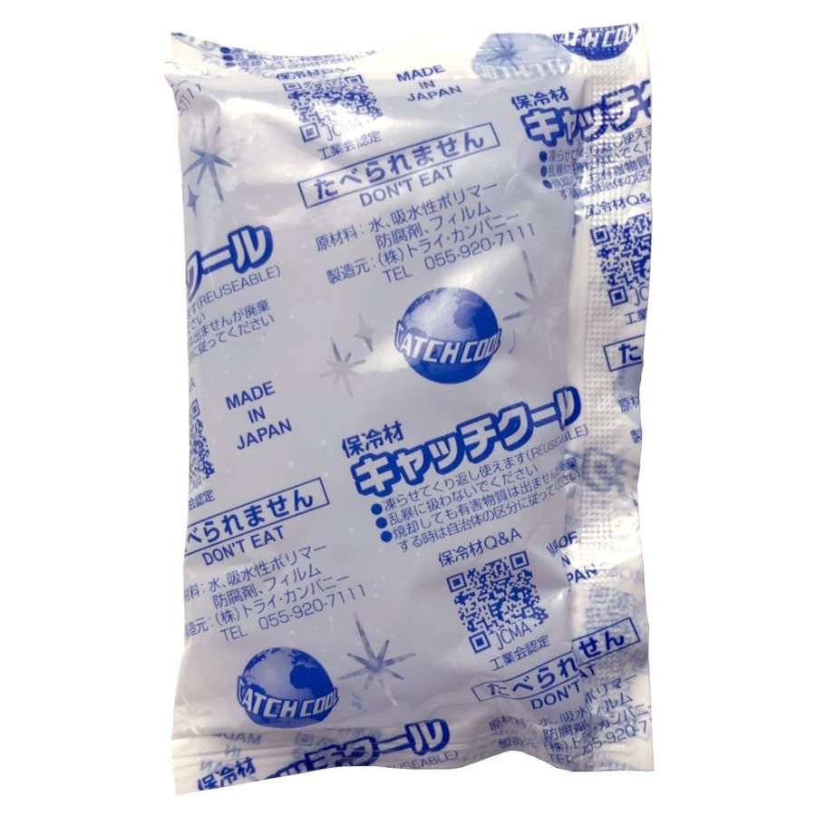 キャッチクール 保冷剤 50g ×10個 70mm×110mm 日本製■CH-50 10P■iJINJIN