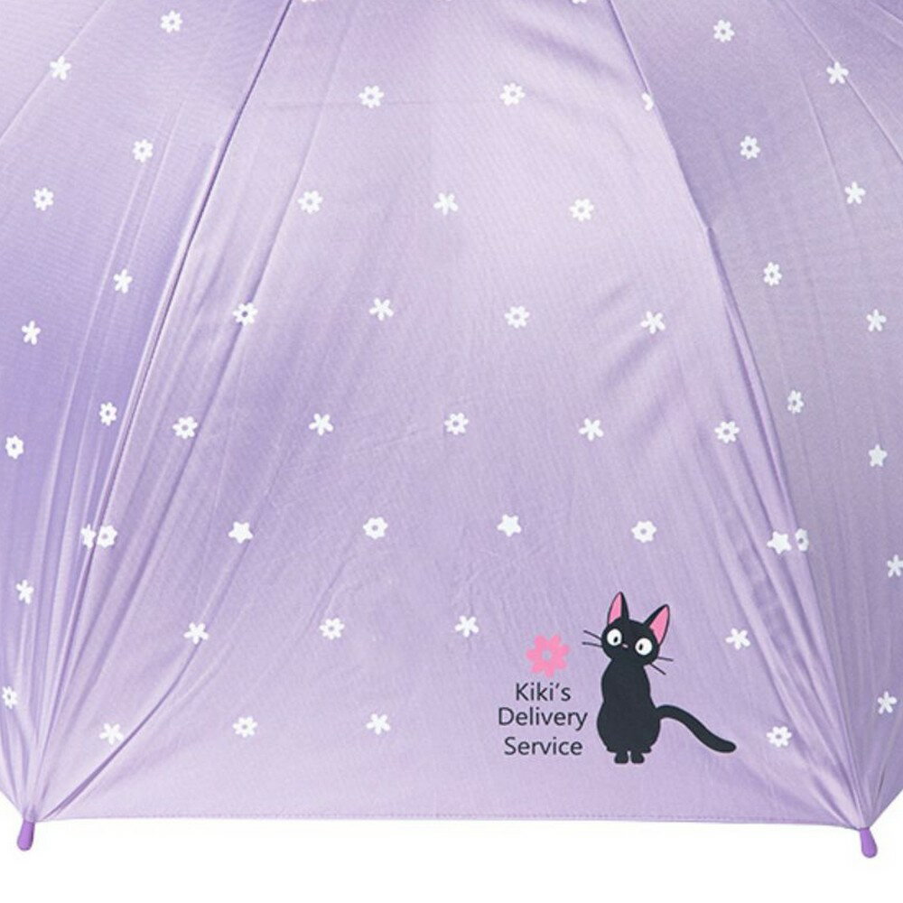 魔女の宅急便 子供用日傘 ジジ花ちらし パープル V-8100