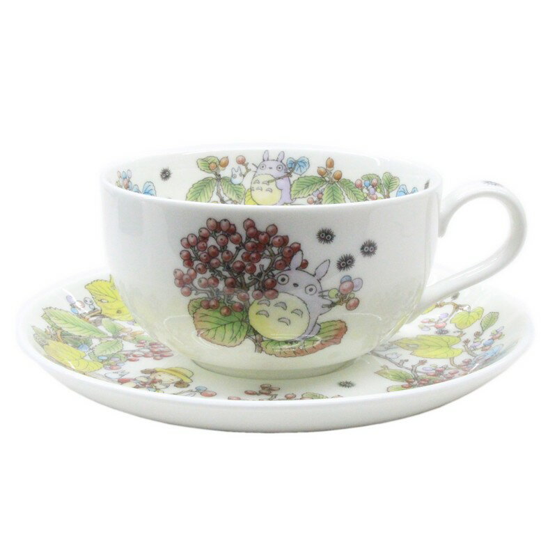 Noritake となりのトトロ ミルクティー碗皿 (カップ＆ソーサー) がまずみ編 T97285A/4660-5