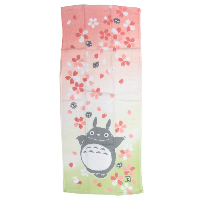 となりのトトロ ガーゼフェイスタオル 花吹雪