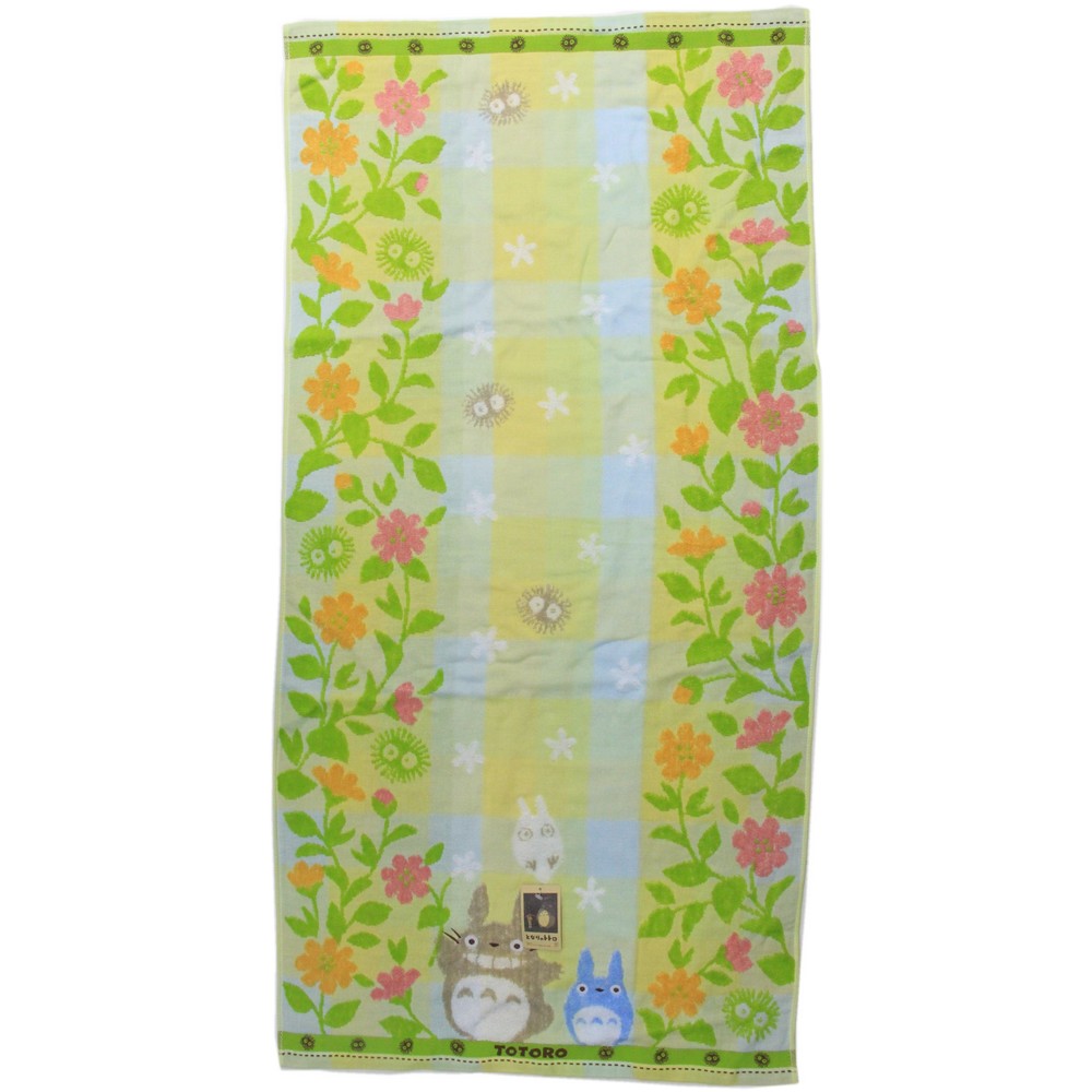 となりのトトロ バスタオル 花畑