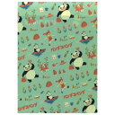 パンダコパンダ A4クリアファイル グリーン