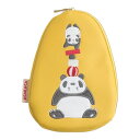 パンダコパンダ ダイカットボアポーチ イエロー PNN-087