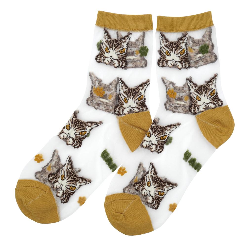 わちふぃーるど 猫のダヤン シースルーソックス うでぐみ 942188(4)
