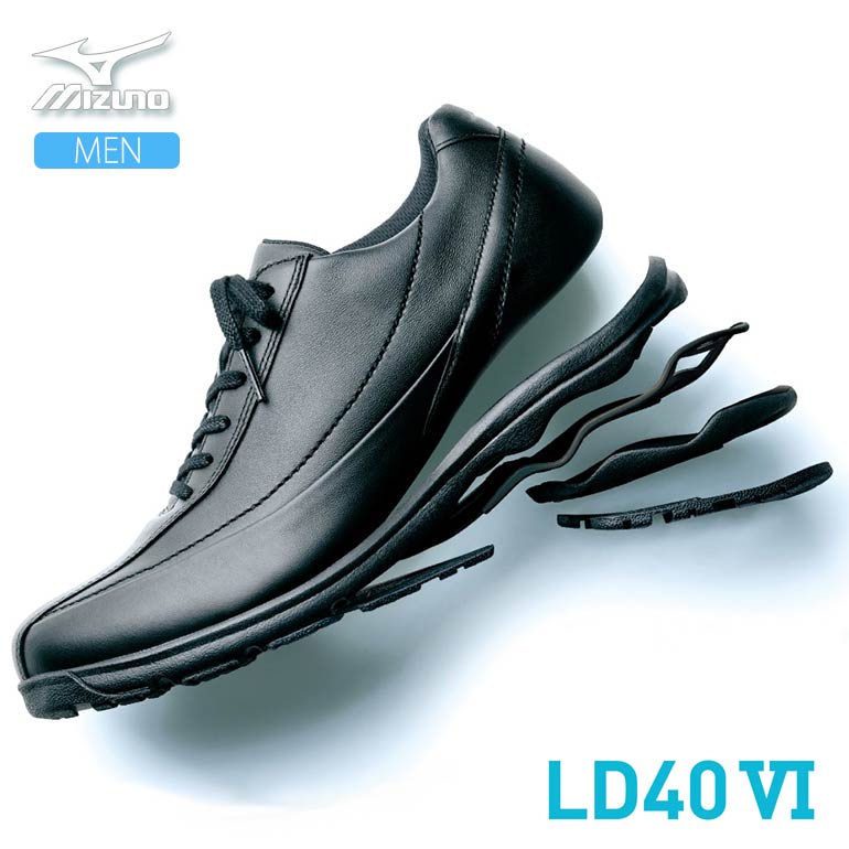 メンズ スニーカー ミズノ ウォーキングシューズ LD40 VI SW 6 ユニセックス MIZUNO 