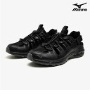 \P3倍 500円OFFクーポン お買い物マラソン/ サンダル ミズノ 3E 2WAY仕様 ブラック シーンに合わせて使い分け ブランド ユニセックス メンズ レディース スニーカー サンダル スポーツサンダル mizuno ウォーキングシューズ ミズノウェーブ キャンプ アウトドア スリッパ