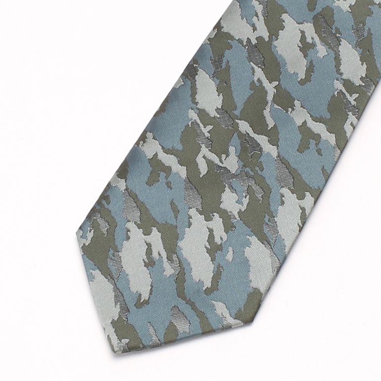 necktie ネクタイ ユニークネクタイ　迷彩 モチーフ メンズ 男/TIE-FT37 [レギュラーネクタイ 迷彩 カモフラ ミリタリー モチーフ 可愛い オシャレ ポップ かっこいい プレゼント ギフト 贈り物 洗える スーツ ビジネス カジュアル] [M便 1/5]