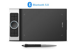 Windows タブレット XPPen ペンタブレット ワイヤレス接続 ペンタブ 超薄型7mm 8個ショートカット 傾き検知 8192筆圧 充電不要ペン お絵かき iPhone iPad Android Mac Windows Chromebook 対応 Deco Pro MW