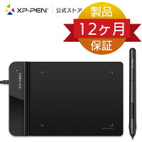 XP-Pen ペンタブレット ペンタブ 4*3インチ 2mm厚さ 8192レベル筆圧 イラスト入門用 OSU!ゲーム用 黒 StarG430S