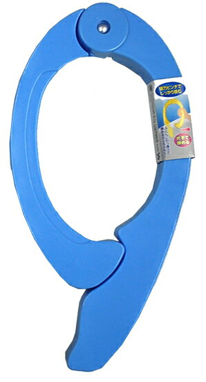 片手で挟める！ふとんばさみ　（ブルー）