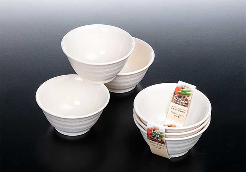 食器 プラスチック ほのか 豆鉢 3P 白