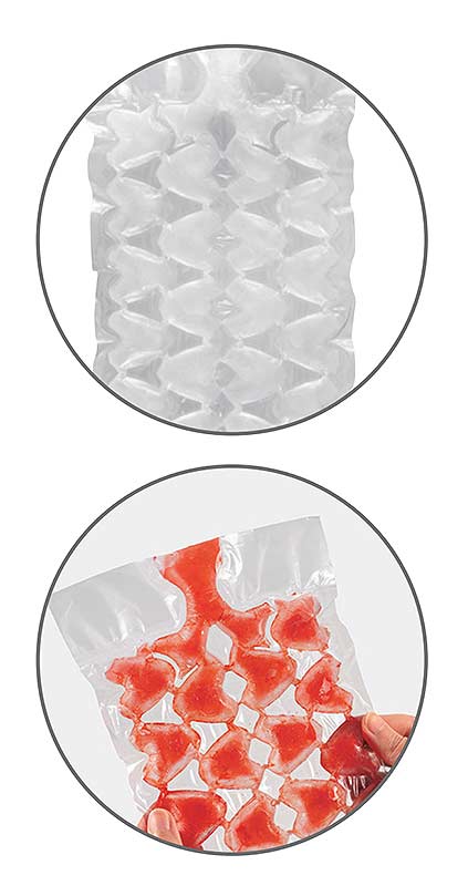 氷 バッグ ハート型