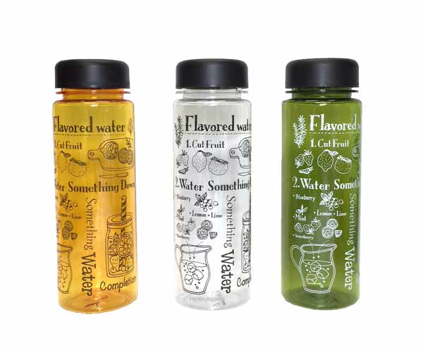 ドリンクボトル500 フルーツ柄