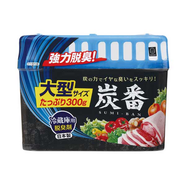 炭番 冷蔵庫用 脱臭剤大型 300g