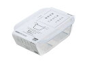 イノマタ化学 楽ちんパック 角型850ml クリアーホワイト