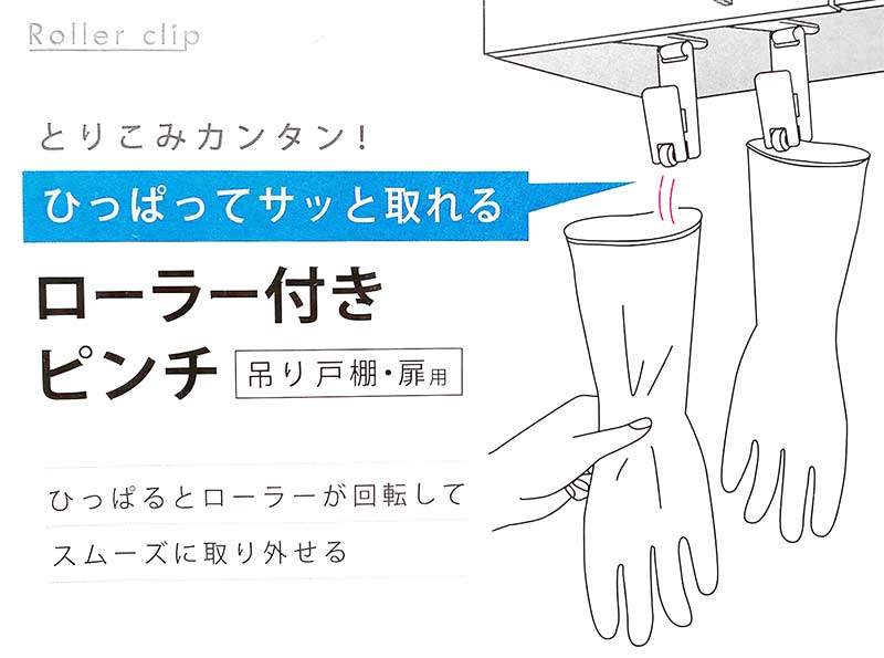 ローラー付きピンチ