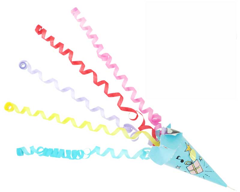 散らからない ハッピーバースデー クラッカー 3個入