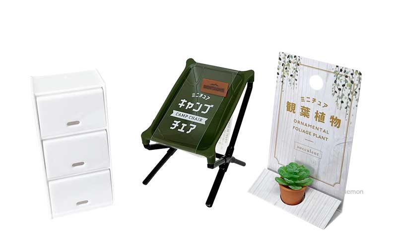 ミニチュア 3段 カラーボックス