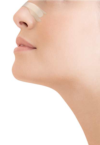 ブレススルー 鼻腔拡張テープ レギュラーサイズ 透明 6枚入