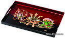 14.0長手盆 玉虫塗分 光琳(こうりん)兜