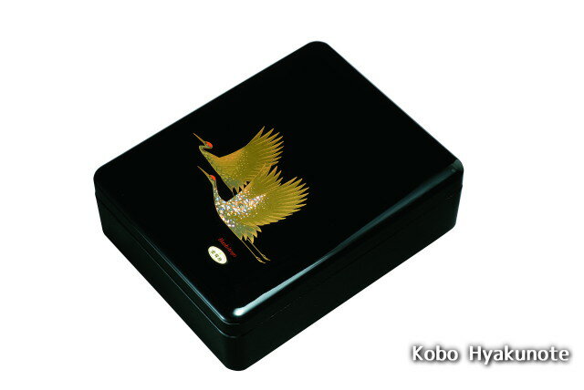 11.0新丸型DX文庫 雅鶴(金蒔絵・盛絵・内梨子地塗・A4判)