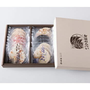 田中屋「18袋入 有磯せんべい(6種)15」 不思議の海 富山湾からの贈り物