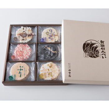 田中屋「24袋入 有磯せんべい(6種)20」 不思議の海 富山湾からの贈り物