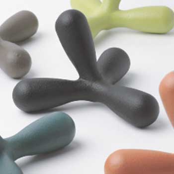 竹中銅器:ブックエンド型CDスタンド「Birds-Foot(バーズフット)」