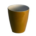 錦古里漆器店:「越前焼黄色うるし塗カップ」NISHIKINURI