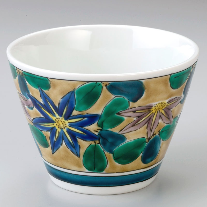 清峰堂「NTD04-1 スープカップ 鉄仙」使って楽しい伝統工芸KUTANI-YAKI