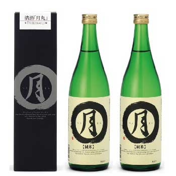 西岡河村酒造「月丸　純米」720ml×2本