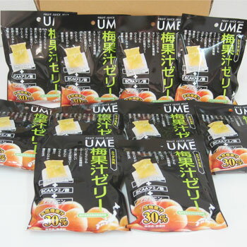 若狭物産協会：「梅果汁ゼリー(150g[8粒]×10袋)」梅果汁たっぷりの一口サイズゼリー。個包装。