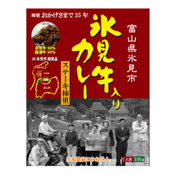 氷見牛入りカレー　6箱入り：注目の氷見牛を使ってじっくり仕込