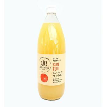 川上農園「りんごジュース　サンふじ 1L×6本セット」完熟果実をそのままジュースに！
