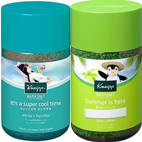 【2個セット】 クナイプ バスソルト スーパーミントの香り 850g ＋ライムミントの香り 850g KNEIPP ミント 入浴剤 メントール 夏 KNEIP..