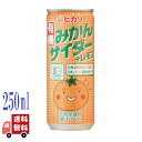 ヒカリ 有機みかんサイダー+レモン 250ml 砂糖不使用 炭酸飲料 有機うんしゅうみかん 有機レモン 飲料 ドリンク 香料不使用 光食品