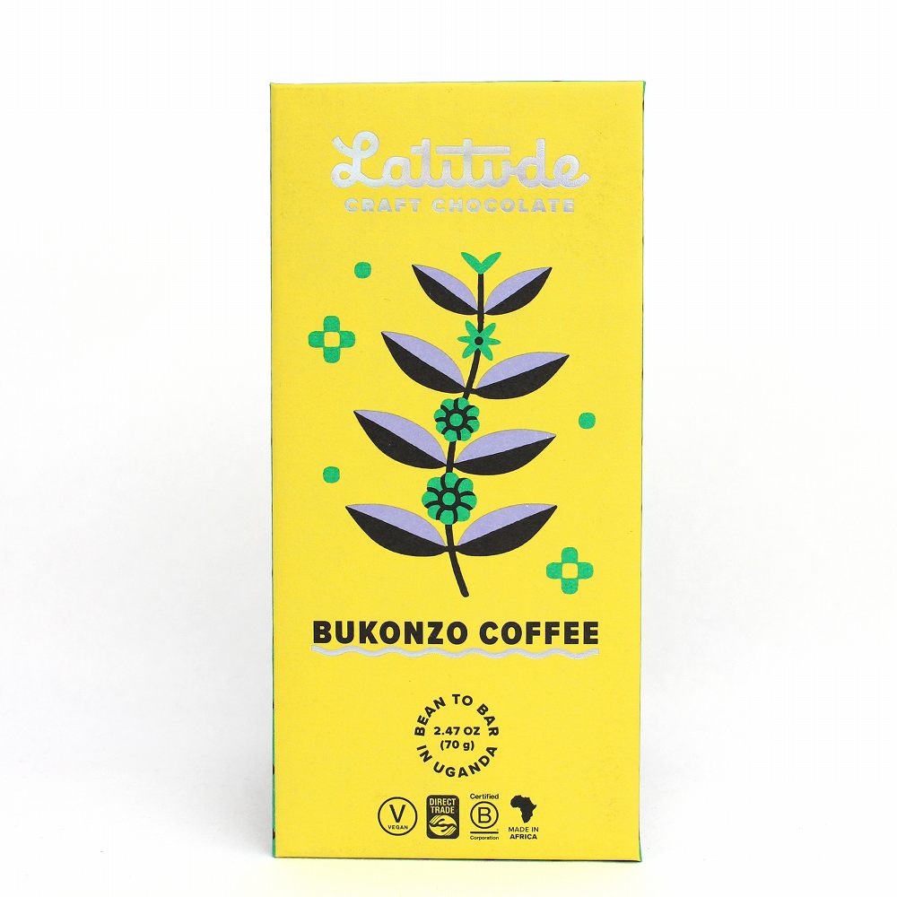 ラティテュード クラフト チョコレート ダーク 70% BUKONZO COFFEE ブコンゾコーヒー Latitude ウガン..